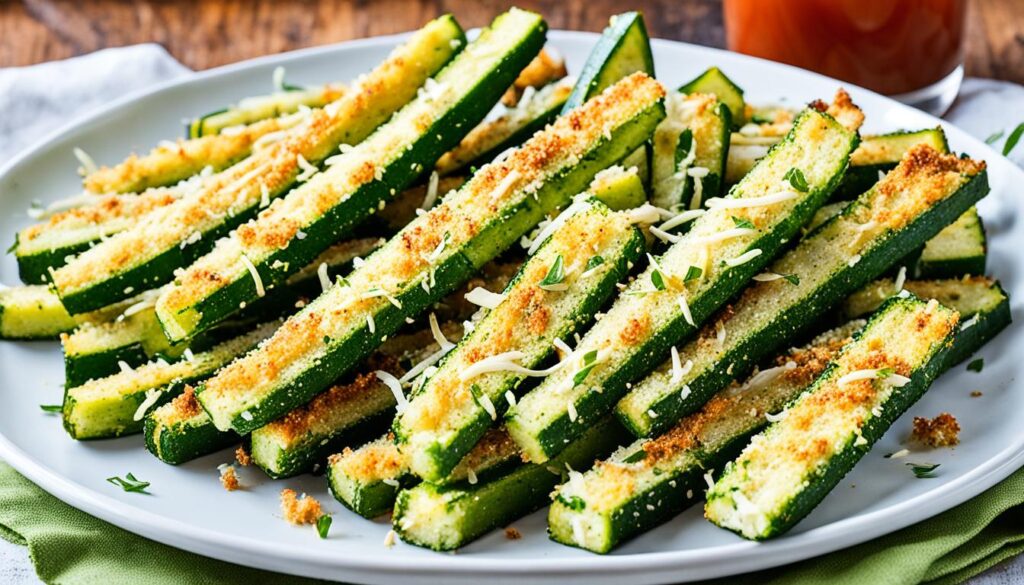 baked parmesan zucchini fries