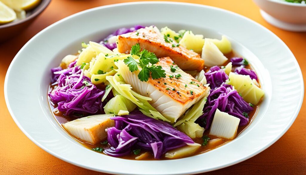 cabbage and fish stew recipe