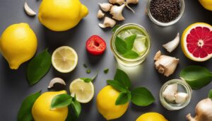 detox your body with vinegar, lemon, garlic and ginger