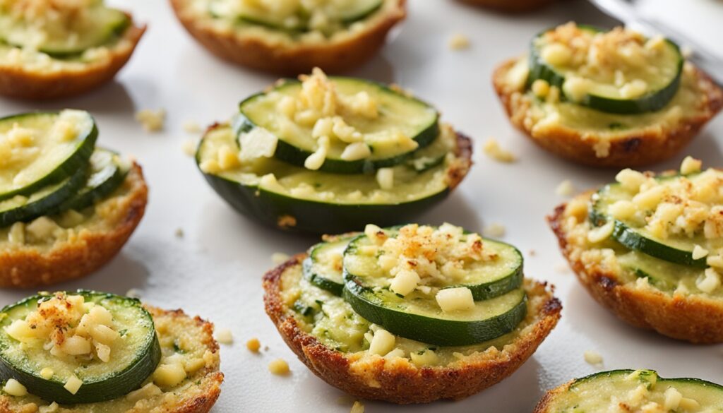 oven-baked parmesan zucchini rounds