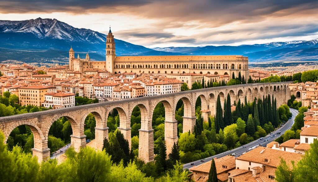 Roman aqueduct Segovia