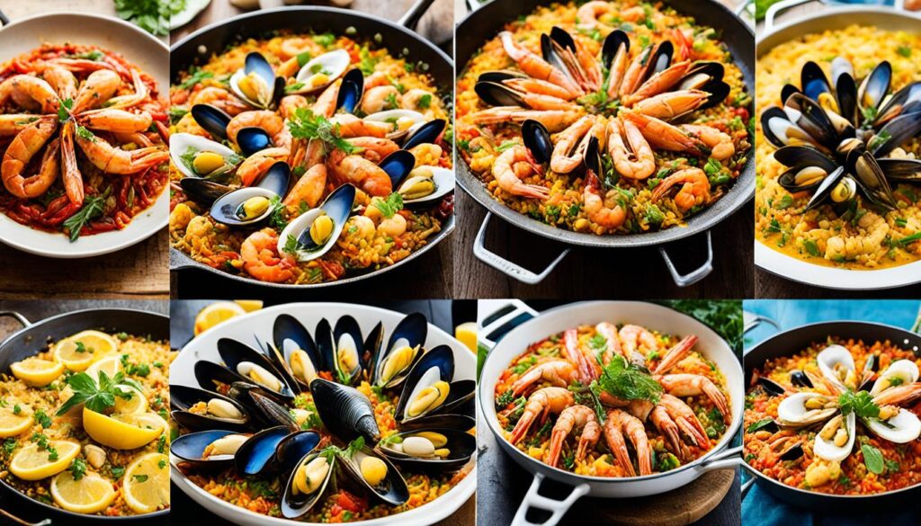 Variations of Paella