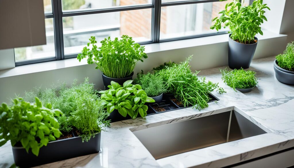 growing herbs indoors