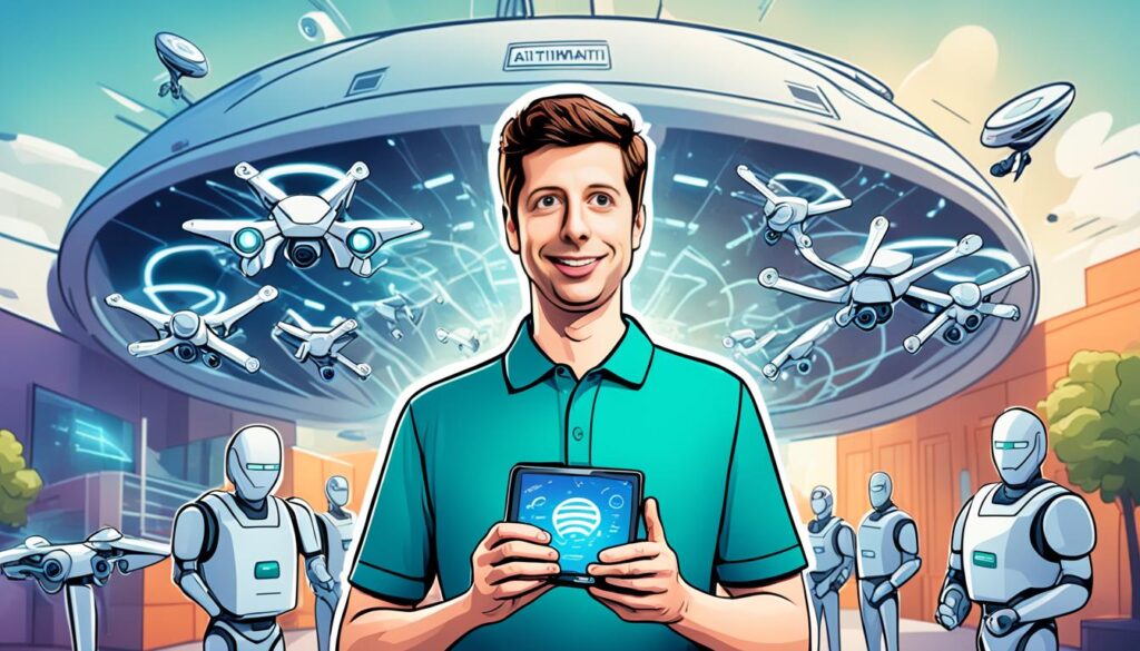 Sam Altman powerful leader in artificial intelligence