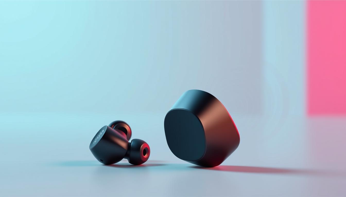 Wireless Earbuds, Bluetooth 5.3 Headphones, 72Hrs Deep Bass Ear Buds with Earhoo