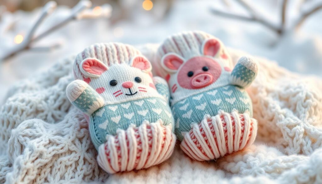 Baby winter mittens